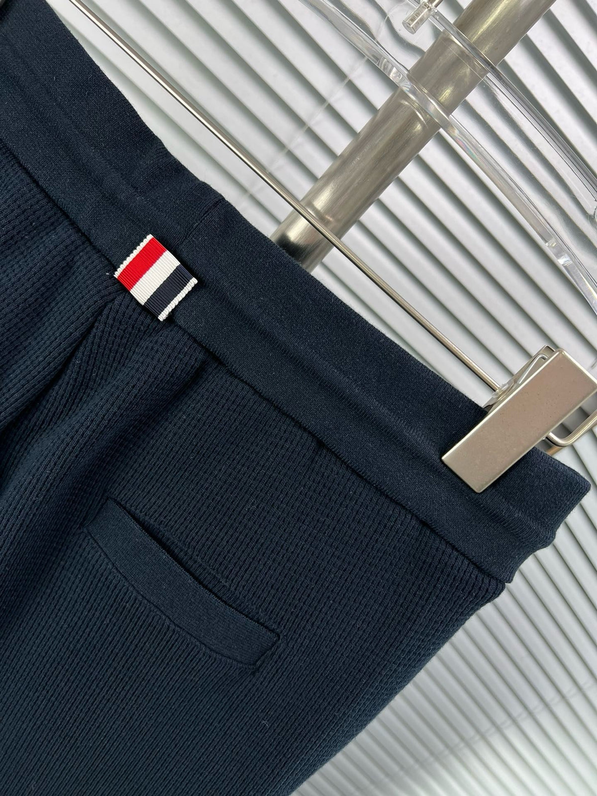 Grey Cotton Four-Bar Joggers - Men's