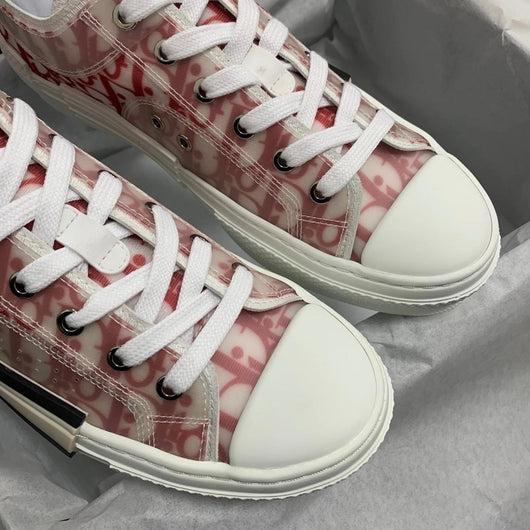 B23 Low Pink Oblique Sneakers