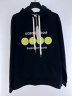Navy Cotton Graphic Pullover - Men's