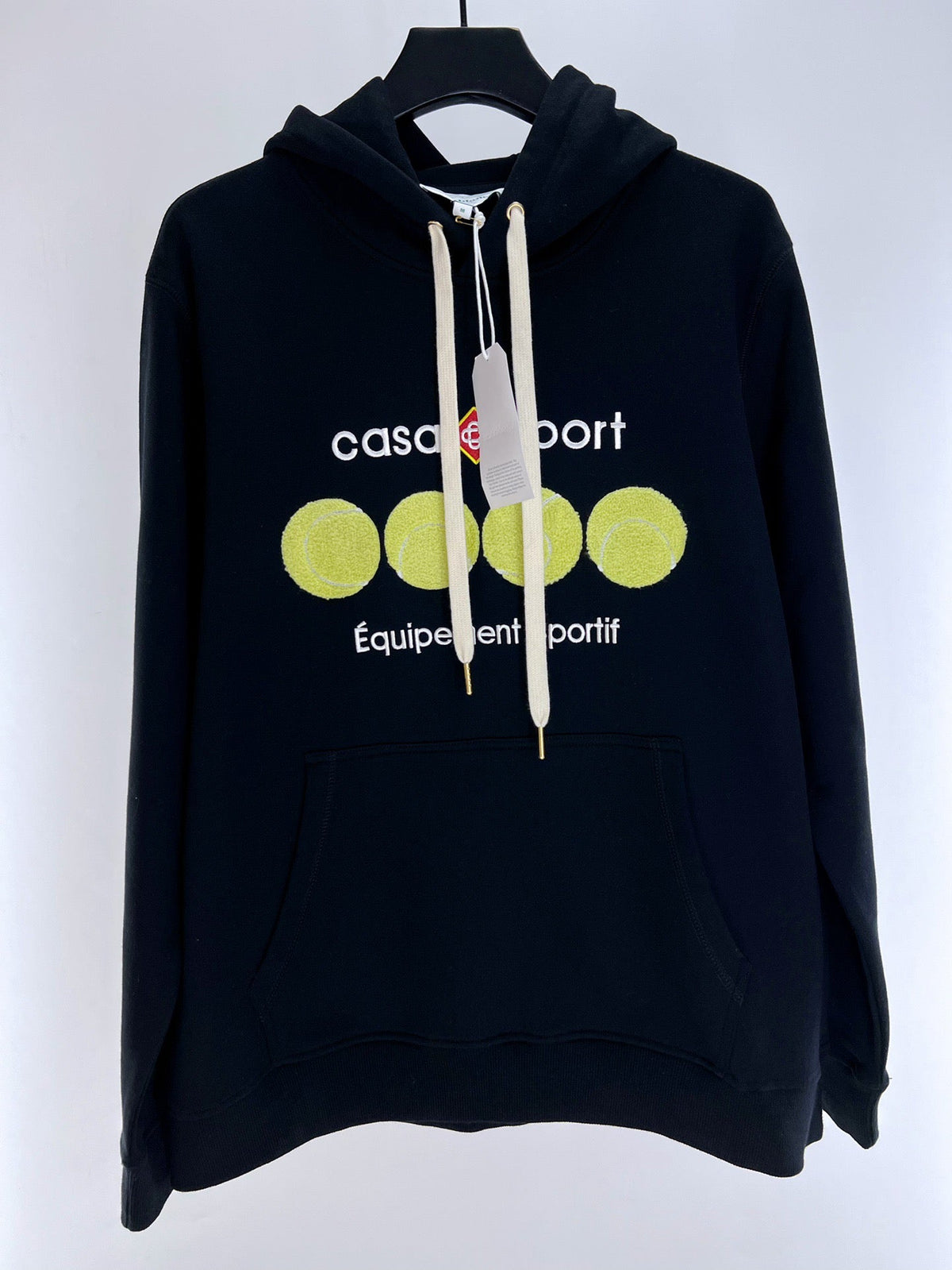 Navy Cotton Graphic Pullover - Men's