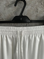 Green and Red Trim Silk Shorts - Men's