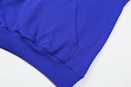Black Cotton Logo Pullover - Men's