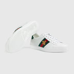 Ace Embroidered Sneaker – the bee is an archival code first introduced in ready-to-wear in the 1970s – LUX VERSE Luxury Designer Fashion Outlet