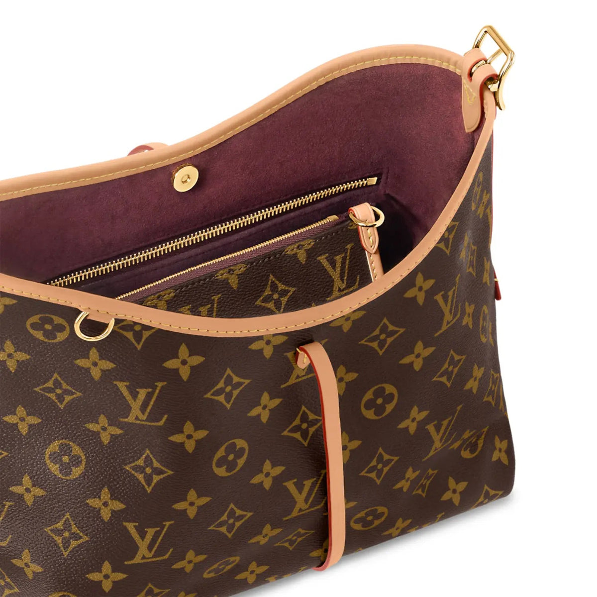 CarryAll PM – combining allure with body-friendly design, the CarryAll PM handbag in Monogram – LUX VERSE Luxury Designer Fashion Outlet