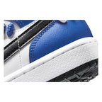 Sisterhood – game Royal leather overlays contrast the white leather base of the upper – LUX VERSE Luxury Designer Fashion Outlet