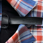 Blue Flannel Printed Sleeve Long-Sleeve - Men's