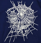 Navy Cotton Web Print Pullover - Men's
