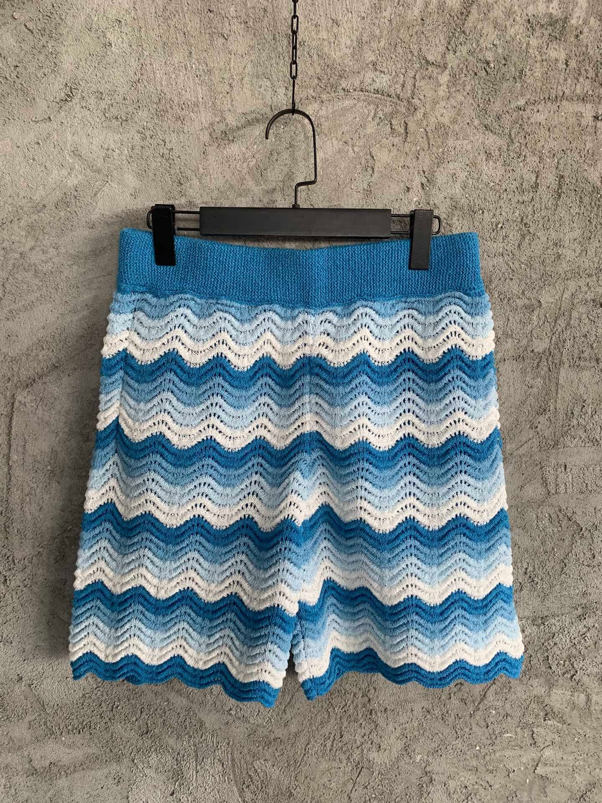 Yellow Knit Chevron Drawstring - Men's