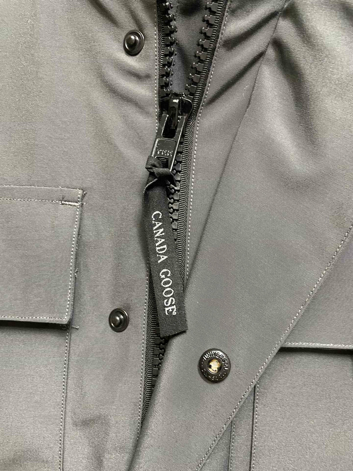 Black Nylon Down Parka - Men's