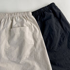 Grey Cotton Numeral Print Drawstring - Men's
