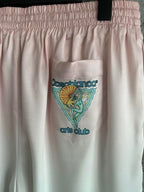 Pastel Wave Hem Silk Shorts - Men's