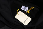 Black Cotton Tonal Graphic Pullover - Men's