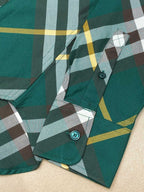Green Flannel Check Long-Sleeve - Men's