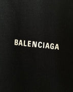 Black Cotton Logo Half-Zip - Men's