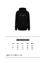 Black Cotton Text Logo Pullover - Men's