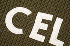 Black Cotton Bold Text Long-Sleeve - Men's