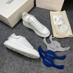 Oversized All White Sneakers