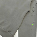 Grey Cotton Web Print Pullover - Men's