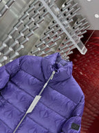 Purple Puffer Jacket - Men's