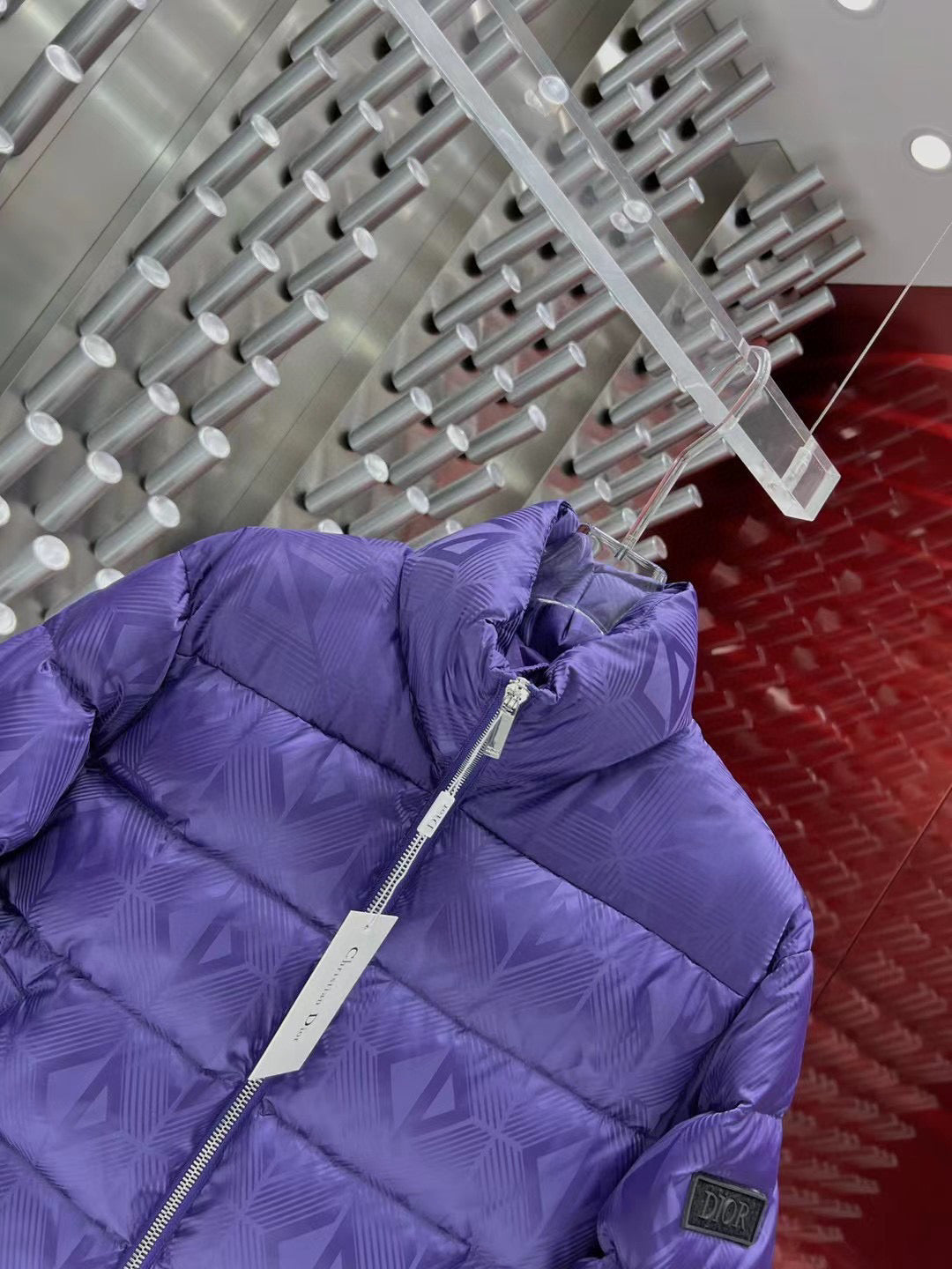 Purple Puffer Jacket - Men's