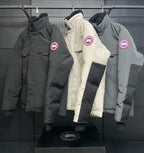 Black Nylon Down Parka - Men's