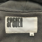 Grey Cotton Web Print Pullover - Men's