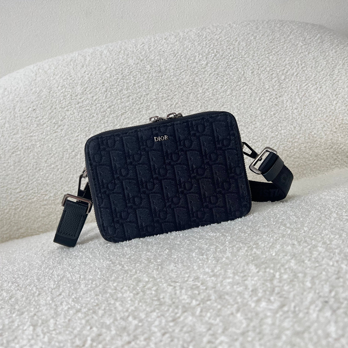 Black and Grey Crossbody Bag