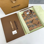 Beige Cotton Vintage Check Long-Sleeve - Men's