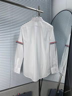 Blue Cotton Oxford Long-Sleeve - Men's