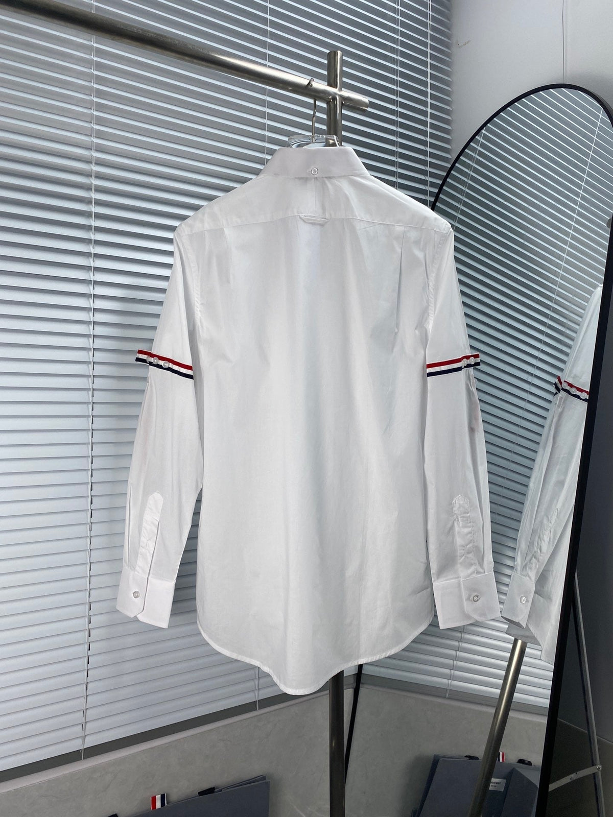 Blue Cotton Oxford Long-Sleeve - Men's