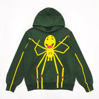 Green Cotton Graphic Pullover - Men's