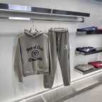 Dark fog Black and Grey Hoodie - Men's