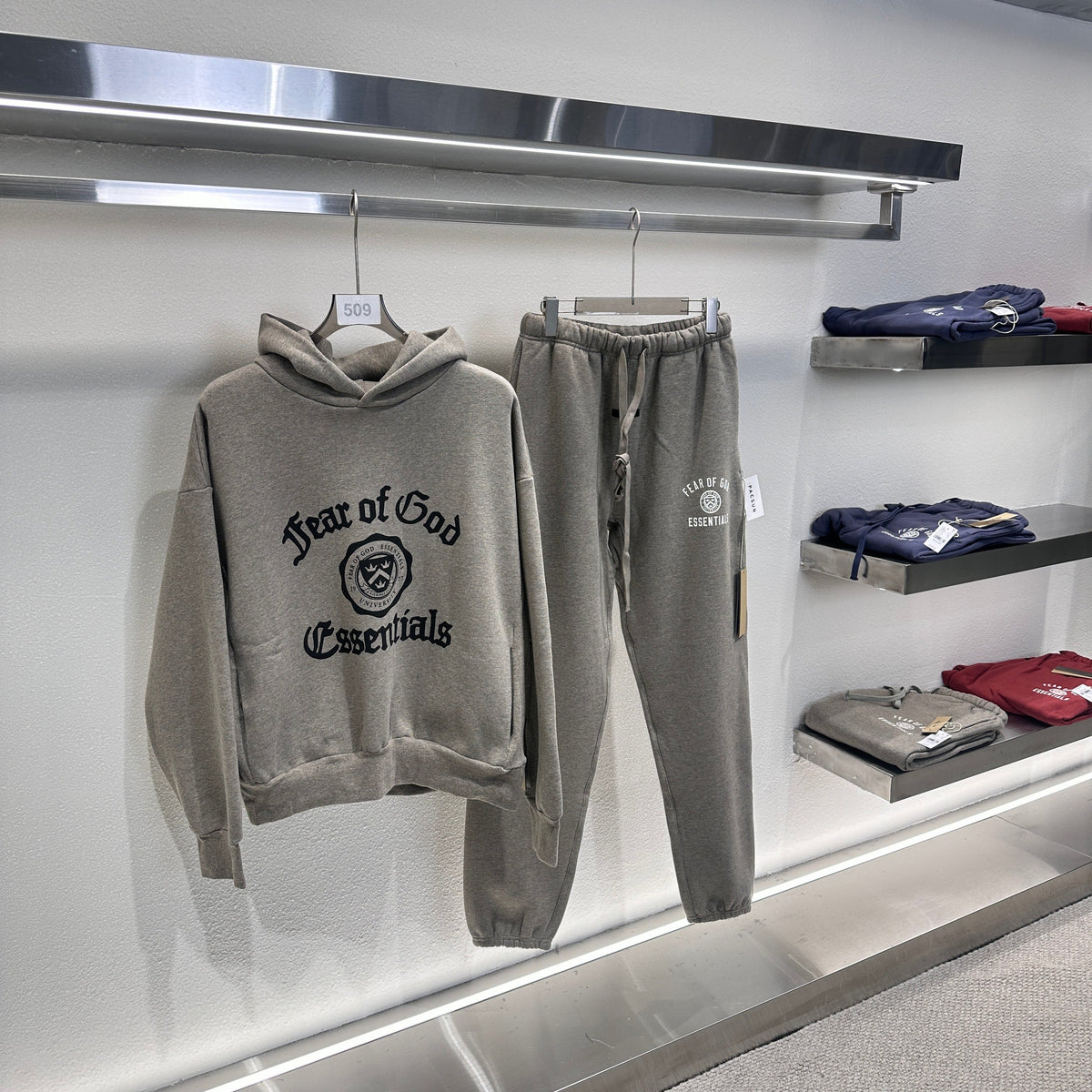 Dark fog Black and Grey Hoodie - Men's