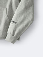 Grey Cotton Logo Pullover - Men's