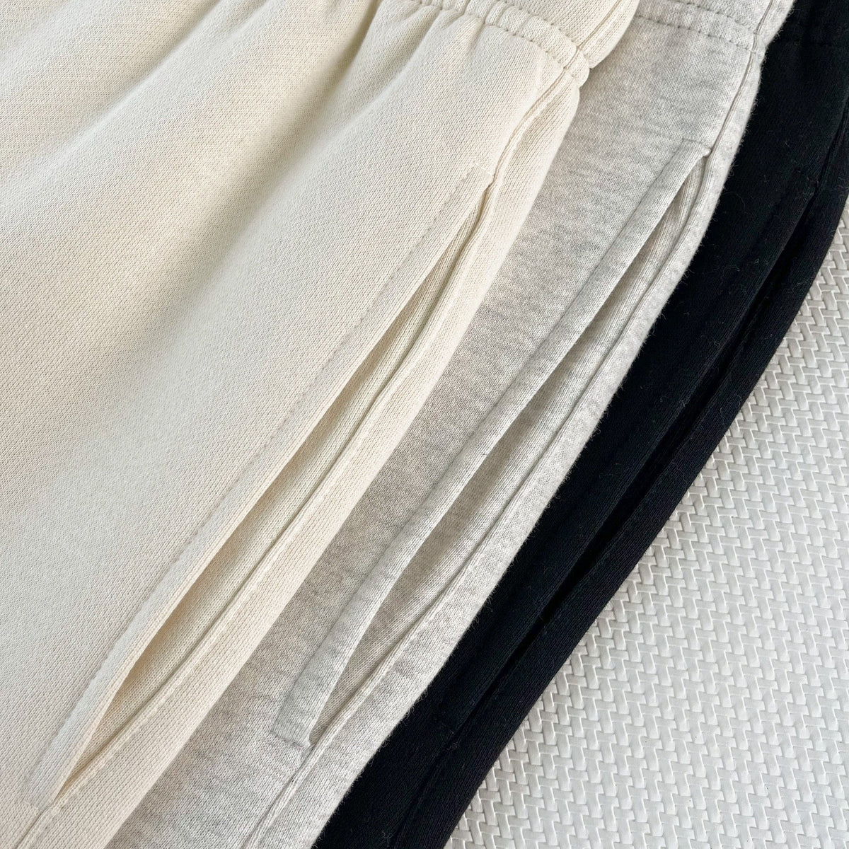 Black Cotton Drawstring Joggers - Men's