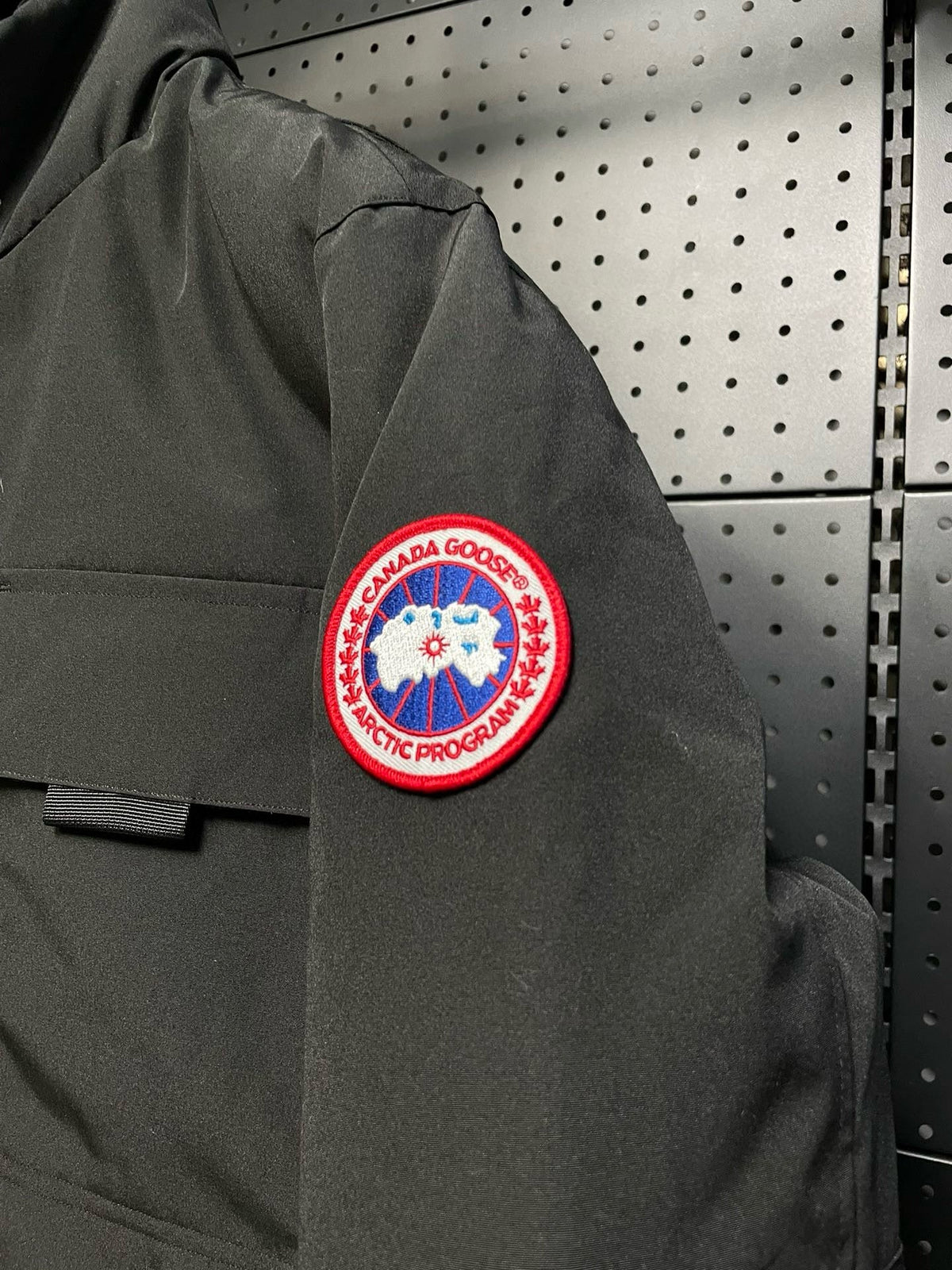 Black Nylon Down Parka - Men's