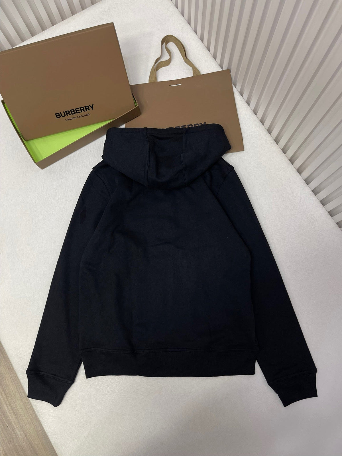 Navy Cotton Logo Zip-Through - Men's