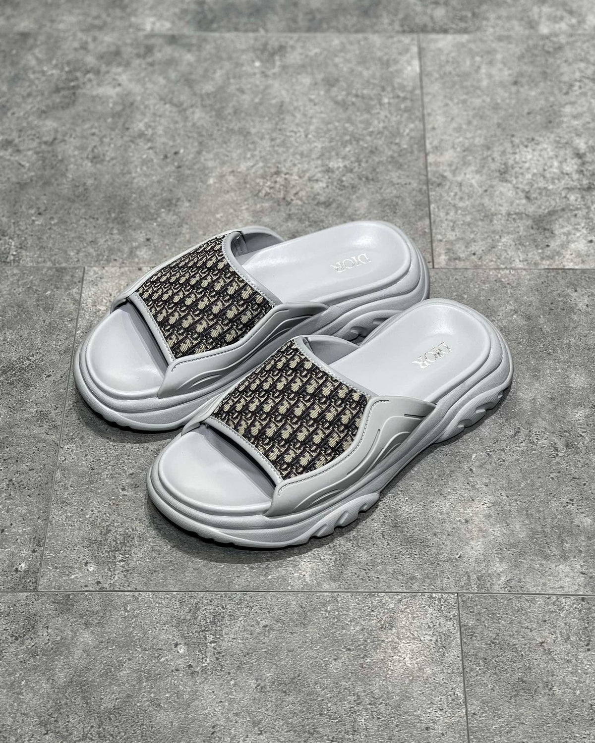 Black and Grey Slides