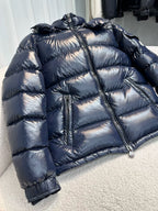 Blue Puffer Jacket - Men's