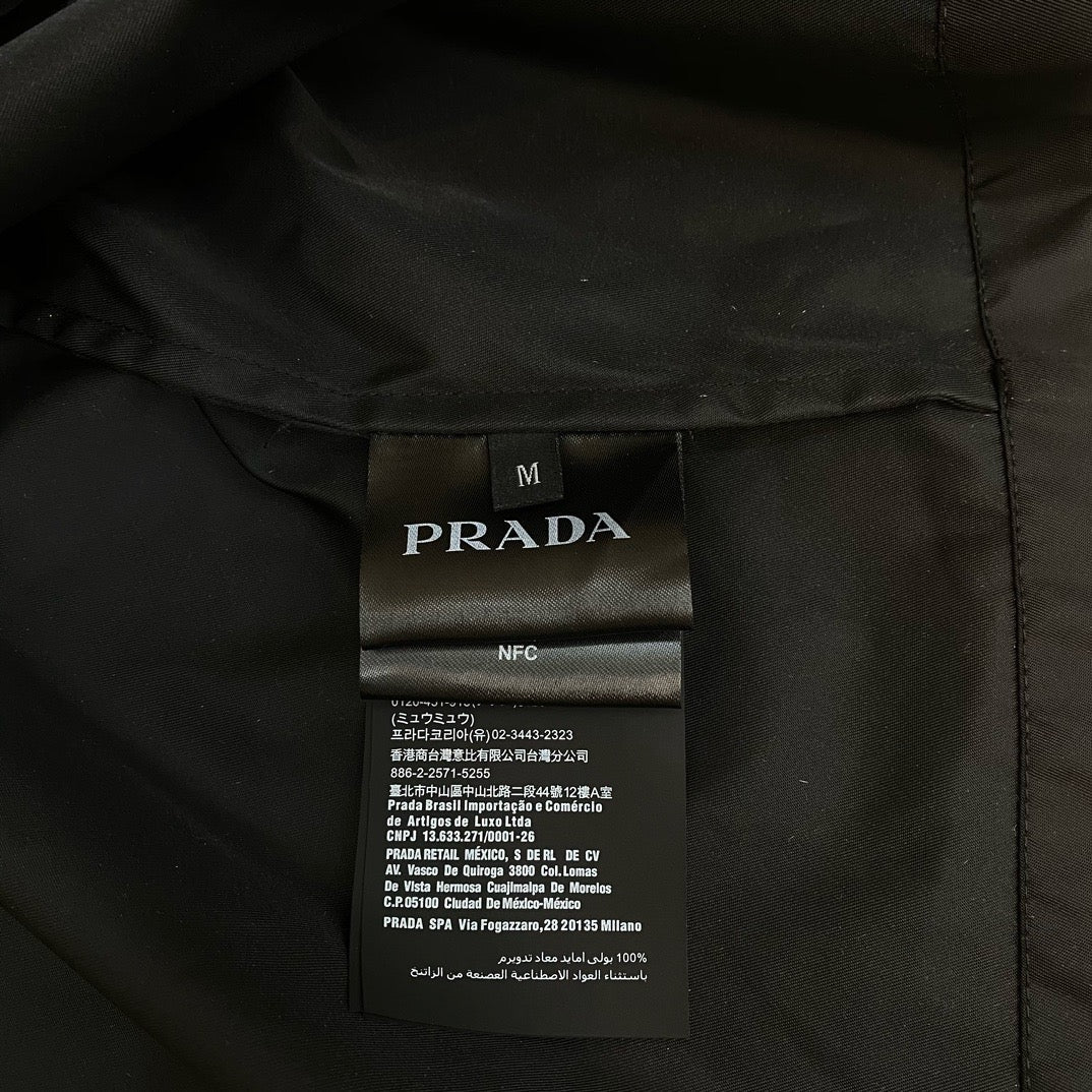 Navy Nylon Pocket Shirt Jacket - Men's