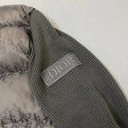 Navy Nylon Knit Sleeve Quilted - Men's
