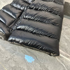 Black Nylon Glossy Gilet - Men's