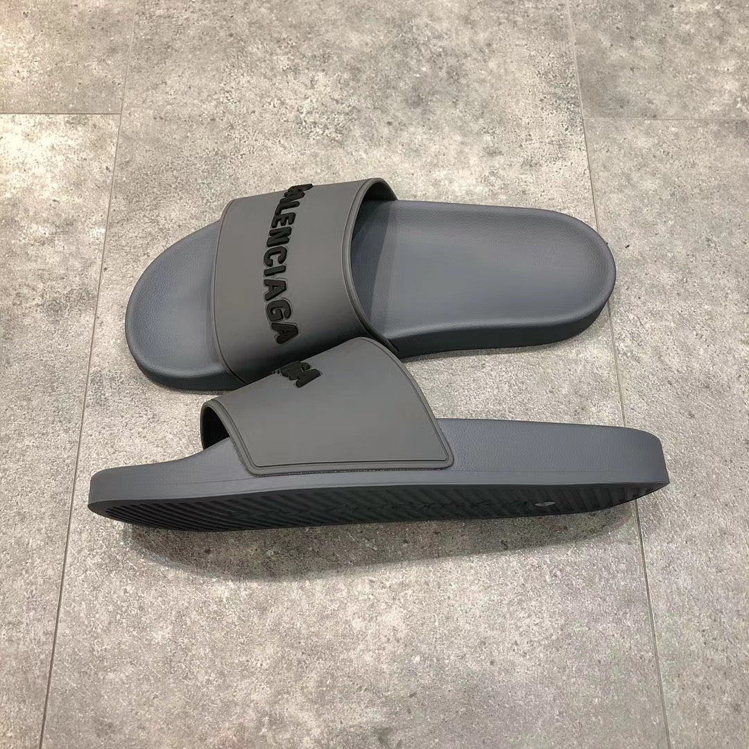 Grey with Black Logo Slides