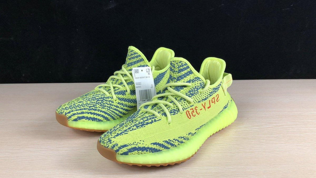 Yeezy 350 V2 Boost Semi Yellow Sneakers