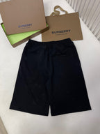 Black Cotton Plain Drawstring - Men's