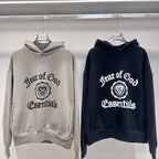 Dark fog Black and Grey Hoodie - Men's