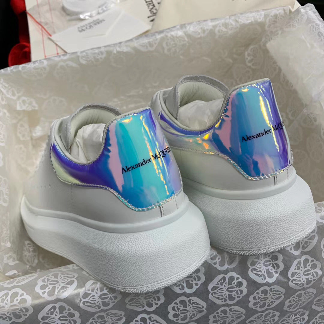 Oversized Iridescent Tab Sneakers