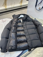 Black Puffer Jacket - Men's