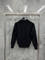 Cream Knit Heart Logo Long-Sleeve - Men's
