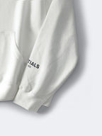 Grey Cotton Chest Logo Pullover - Men's